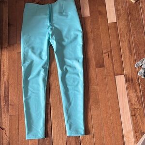 Aqua High-Waisted Leggings